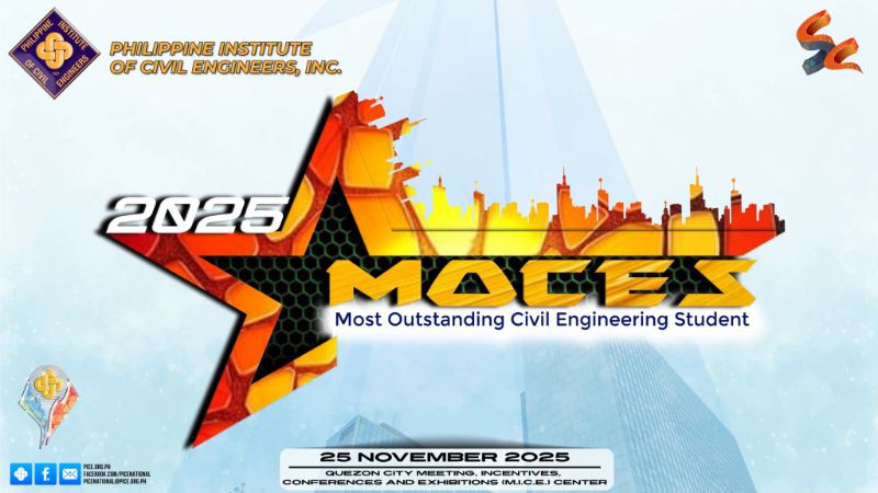 The MOCES Award embodies PICE’s mission to nurture competence, integrity, and leadership among young civil engineers. Through this program, PICE continues to inspire students to go beyond academic excellence — to become future innovators, ethical professionals, and catalysts for nation-building.